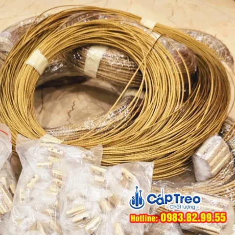 Dây Cáp Inox 304 Bền Đẹp - Tủ Rượu Bằng Dây Cáp Inox