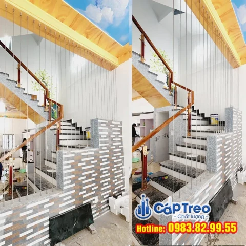 Cầu thang dây cáp - HD03