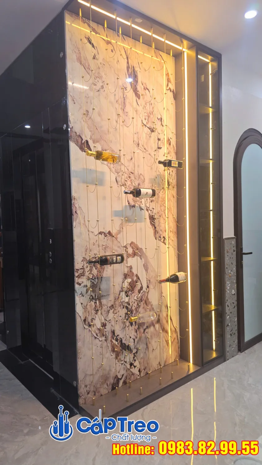 Tủ rượu dây cáp